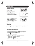 Предварительный просмотр 12 страницы Uniden UH044SX Operating Manual