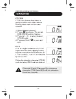 Предварительный просмотр 20 страницы Uniden UH044SX Operating Manual