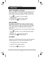 Preview for 23 page of Uniden UH044SX Operating Manual