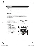 Предварительный просмотр 19 страницы Uniden uh049sx-2 Owner'S Manual