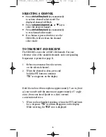 Preview for 6 page of Uniden UH060SX-2 Operating Manual