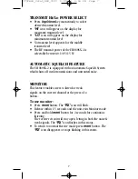 Preview for 7 page of Uniden UH060SX-2 Operating Manual