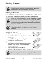 Предварительный просмотр 3 страницы Uniden UH064SX-2NB Owner'S Manual