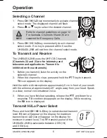 Предварительный просмотр 7 страницы Uniden UH064SX-2NB Owner'S Manual