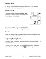 Предварительный просмотр 12 страницы Uniden UH076 Owner'S Manual