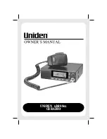 Uniden UH088SX Owner'S Manual preview