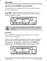 Preview for 13 page of Uniden UH089NB Owner'S Manual