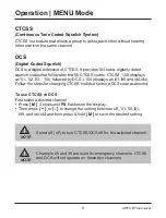 Предварительный просмотр 9 страницы Uniden UH200 Series Owner'S Manual