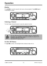 Предварительный просмотр 12 страницы Uniden UH5040R Owner'S Manual