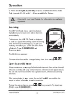 Предварительный просмотр 18 страницы Uniden UH5060 Owner'S Manual