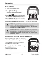 Предварительный просмотр 20 страницы Uniden UH5060 Owner'S Manual