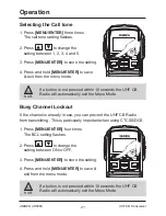 Предварительный просмотр 21 страницы Uniden UH5060 Owner'S Manual