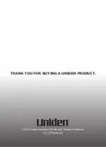 Предварительный просмотр 32 страницы Uniden UH5060VP Owner'S Manual