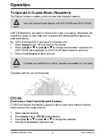 Предварительный просмотр 10 страницы Uniden uh507sx-2nb Owner'S Manual