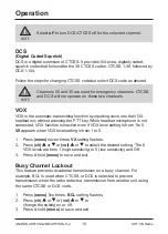 Предварительный просмотр 11 страницы Uniden UH515DLX-2 Owner'S Manual