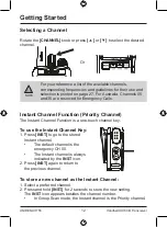 Предварительный просмотр 12 страницы Uniden UH755 Series Owner'S Manual