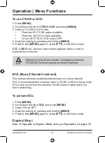 Предварительный просмотр 21 страницы Uniden UH755 Series Owner'S Manual