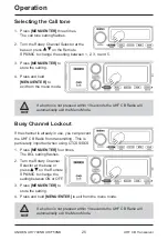 Предварительный просмотр 26 страницы Uniden UH7750NB Owner'S Manual