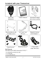 Preview for 7 page of Uniden UH8010S+ANT Owner'S Manual