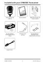 Предварительный просмотр 9 страницы Uniden UH8055S Owner'S Manual