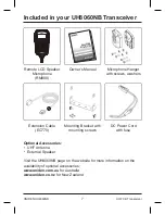 Preview for 7 page of Uniden UH8060NB Owner'S Manual