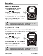 Предварительный просмотр 25 страницы Uniden UH8060S Owner'S Manual