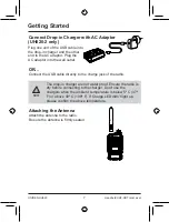 Предварительный просмотр 7 страницы Uniden UH820 Series Owner'S Manual