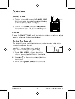 Предварительный просмотр 12 страницы Uniden UH820 Series Owner'S Manual