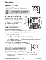 Предварительный просмотр 13 страницы Uniden UH820SX-NB Owner'S Manual