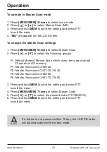 Предварительный просмотр 21 страницы Uniden UH825 Series Owner'S Manual