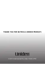 Предварительный просмотр 34 страницы Uniden UH825 Series Owner'S Manual