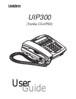 Preview for 1 page of Uniden UIP300 User Manual