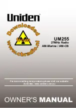 Preview for 1 page of Uniden UM255 Owner'S Manual