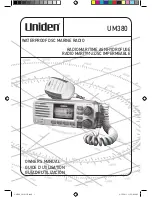 Preview for 1 page of Uniden UM380 Owner'S Manual