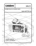 Предварительный просмотр 1 страницы Uniden UM415 Owner'S Manual