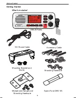 Предварительный просмотр 8 страницы Uniden UM425 VHF DSC Owner'S Manual