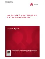 Uniden Unidedn 165P Quick Start Manual предпросмотр