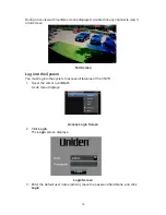 Preview for 22 page of Uniden UNVR165-8 User Manual