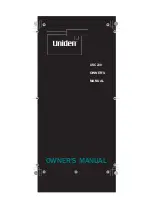 Preview for 1 page of Uniden USC230 Owner'S Manual