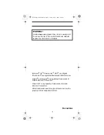 Предварительный просмотр 3 страницы Uniden USC230 Owner'S Manual