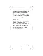 Предварительный просмотр 14 страницы Uniden USC230 Owner'S Manual