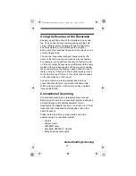 Предварительный просмотр 18 страницы Uniden USC230 Owner'S Manual