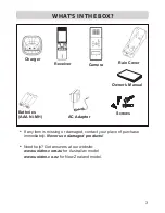 Предварительный просмотр 3 страницы Uniden UWG 400 Owner'S Manual