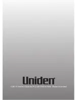 Предварительный просмотр 24 страницы Uniden UWG 400 Owner'S Manual