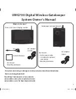 Preview for 3 page of Uniden UWG700 Owner'S Manual