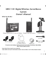 Предварительный просмотр 3 страницы Uniden UWS 1101 Owner'S Manual