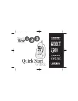 Preview for 1 page of Uniden WDECT 2300 Quick Start Manual