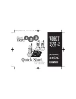 Предварительный просмотр 1 страницы Uniden WDECT 2355+2 Quick Start Manual