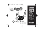 Uniden WDECT 2355 Quick Start Manual preview