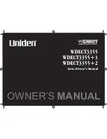 Uniden WDECT3355 Owner'S Manual preview